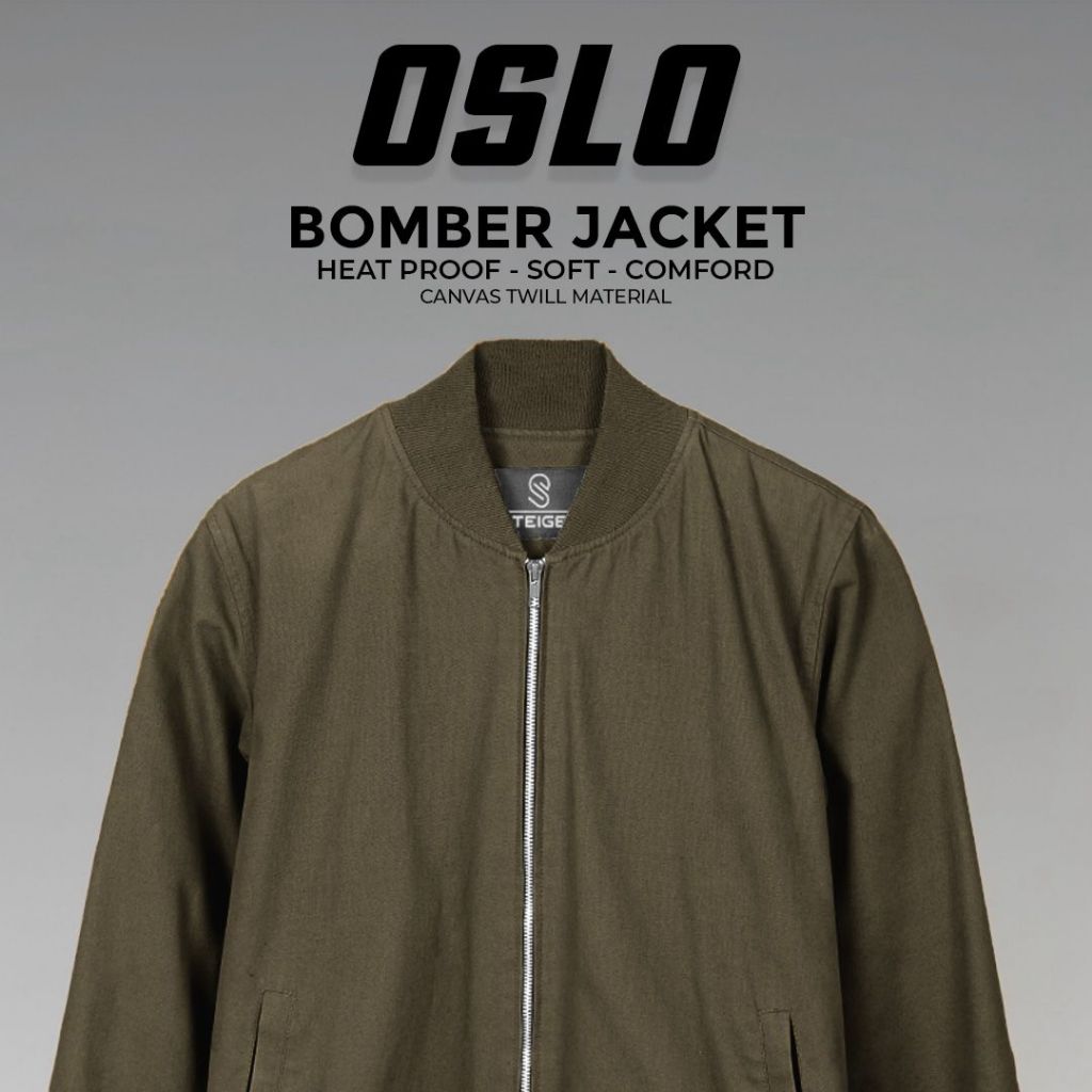 Steigen bomber oslo sueding green