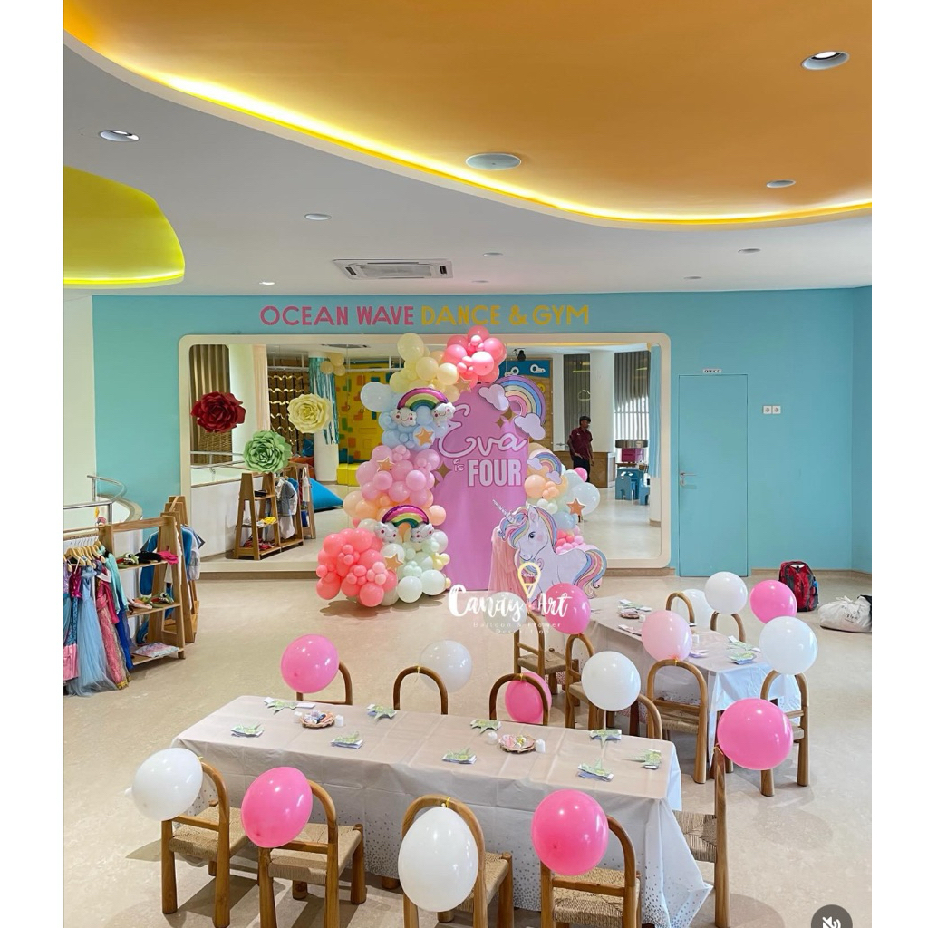 Dekorasi Backdrop Anak Ulang Tahun area Bali