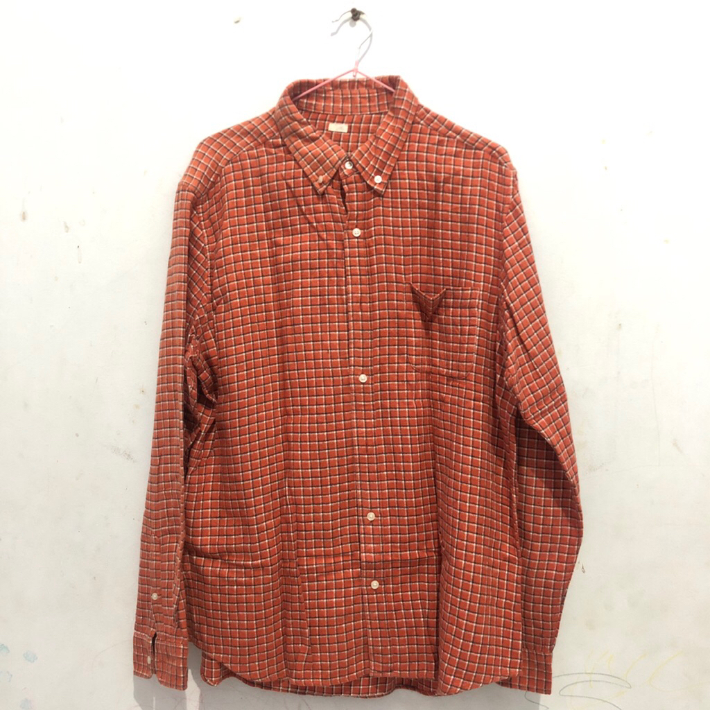 Kemeja Flanel GU Pria