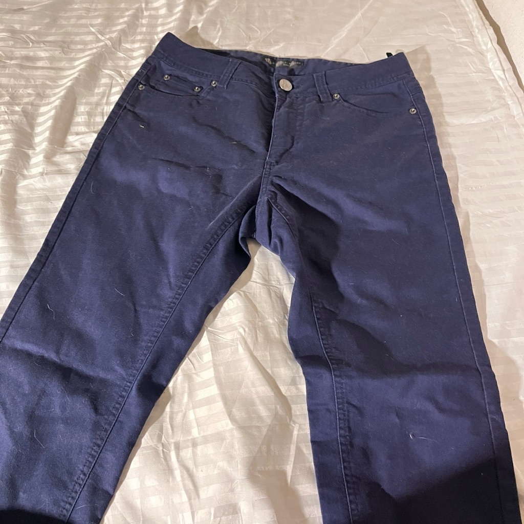 hiromichi nakano navy blue denim jeans