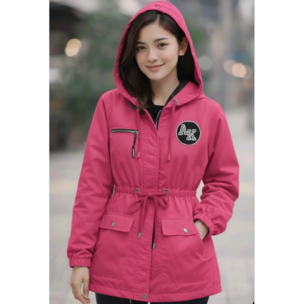 Jaket parka wanita keren 100% Original waterfroop bahan parasut terbaru