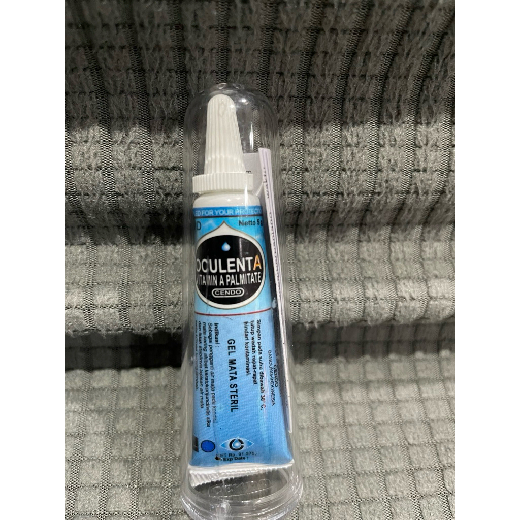 Cendo Oculenta Eye Gel 5 Gr - Gel Mata dengan Vitamin A untuk Meredakan Iritasi
