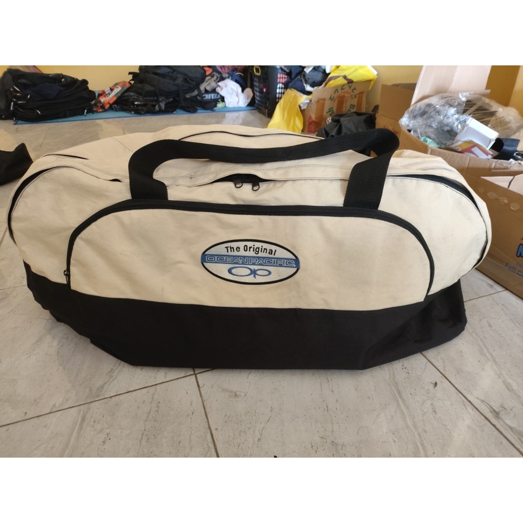 Ocean Pacific OP Tas Travel Duffel Kanvas | Kapasitas Besar & Kuat