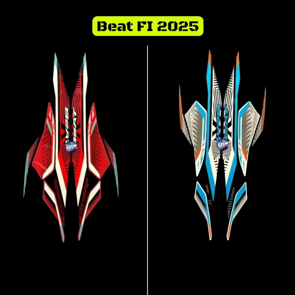 Striping Sticker Body Motor Honda Beat FI 2025 [Full Set]