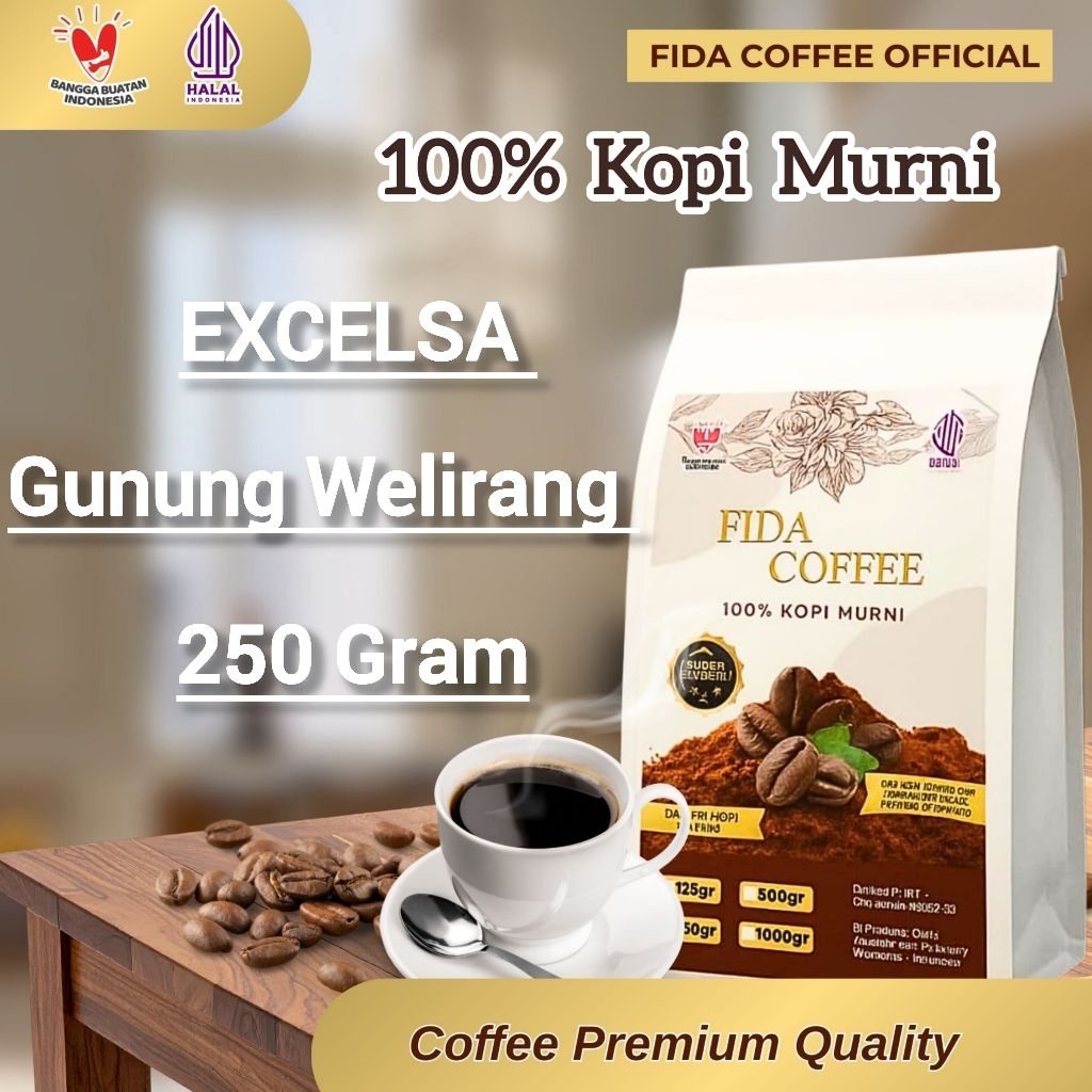 Kopi Excelsa Gunung Welirang Asli Original - Bubuk Kopi Murni 100 % - Kopi Excelsa Gunung Welirang 2