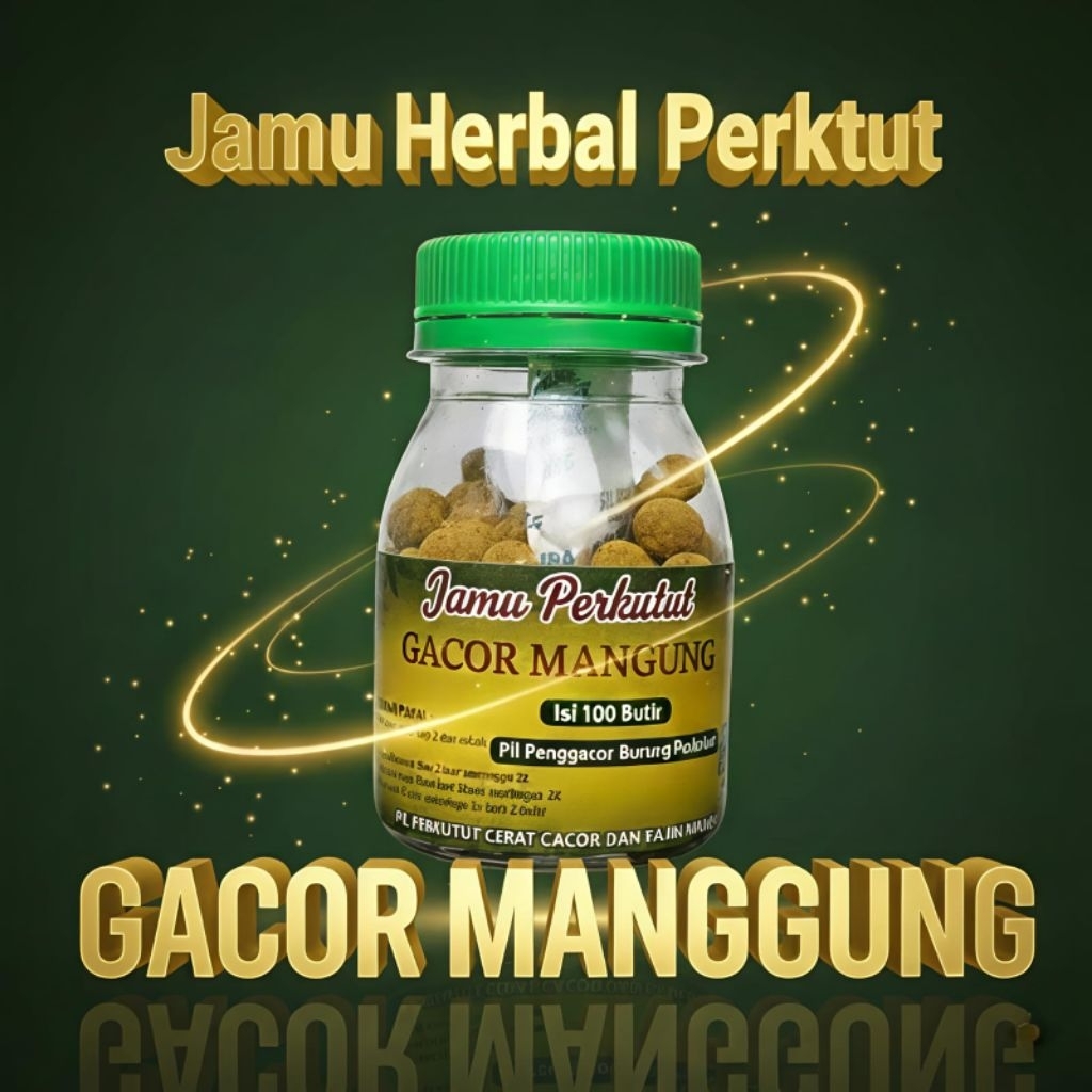 Pil Perkutut GACOR MANGGUNG 100 butir pil penggacor burung perkutut