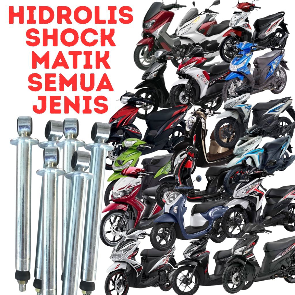AS HIDROLIS SHOCK BELAKANG [ ASK ] MOTOR SEPEDA MOTOR MATIK original, hidrolis shock belakang vario,