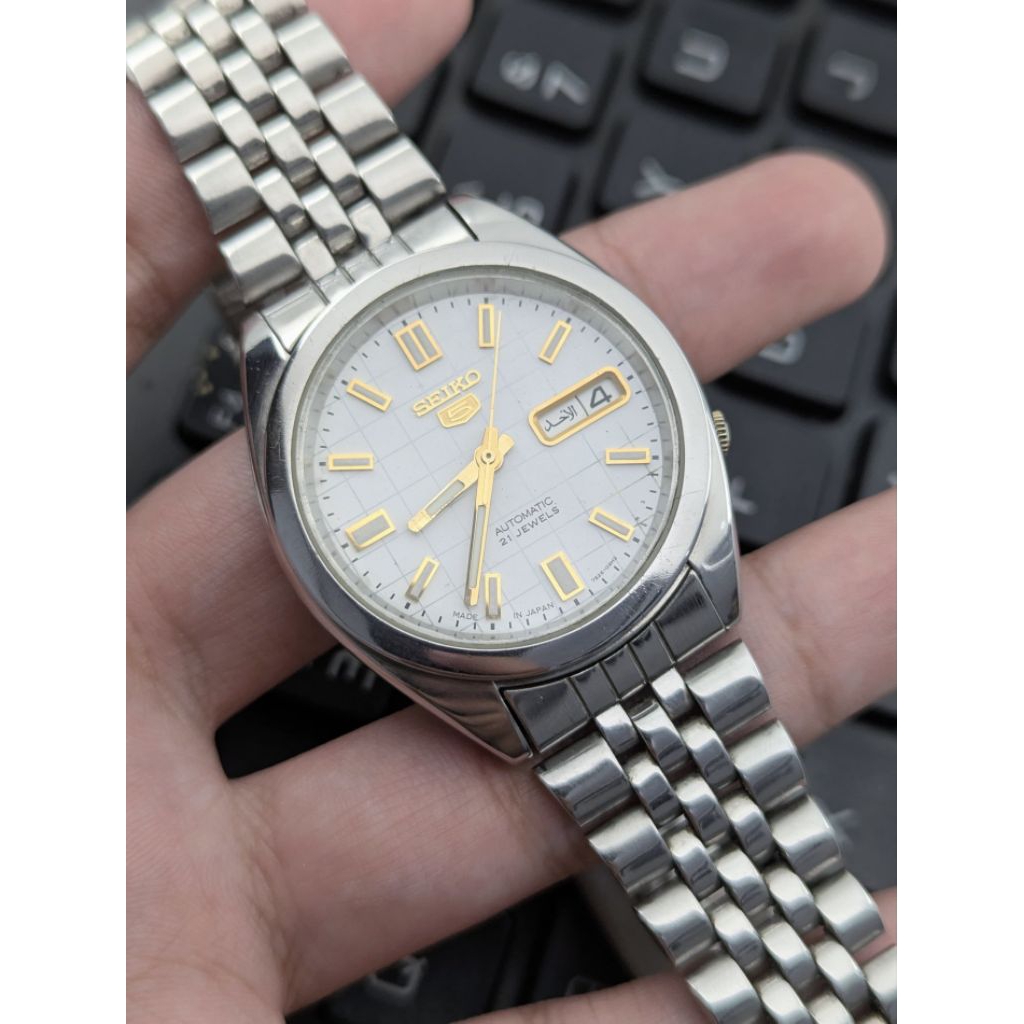 Jam Seiko 5 Automatic SNKF77J1 Original second
