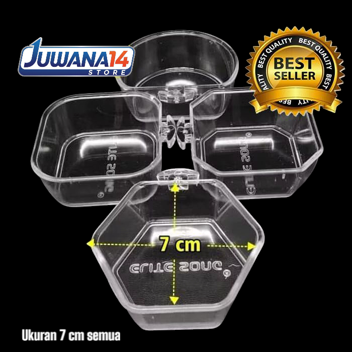 Cepuk Tempat Makan Minum Mandi Burung | Cepuk Pakan Burung Kecil 1 pcs