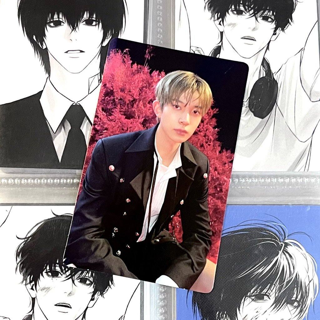 Official Photocard  |  Heeseung Enhypen Album Photocard; Dark Blood New ver; Heat messages pc