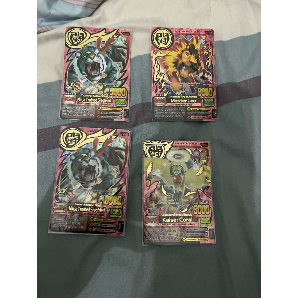 kartu animal kaiser ori mesin mulus