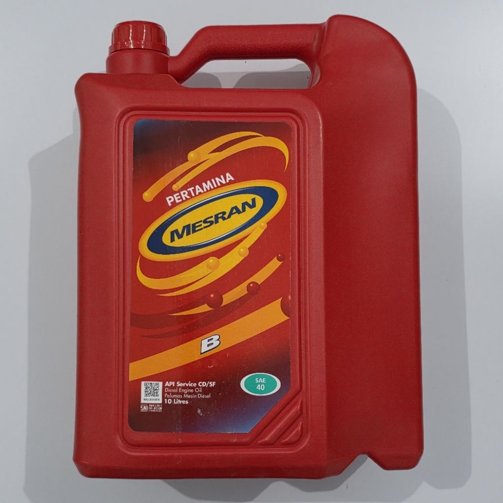 Oli Pertamina Mesran B40 (10L) sae40 CD/SF Oli Mesin Mobil Diesel 10 LITER MESRAN B40 PERTAMINA ENGI