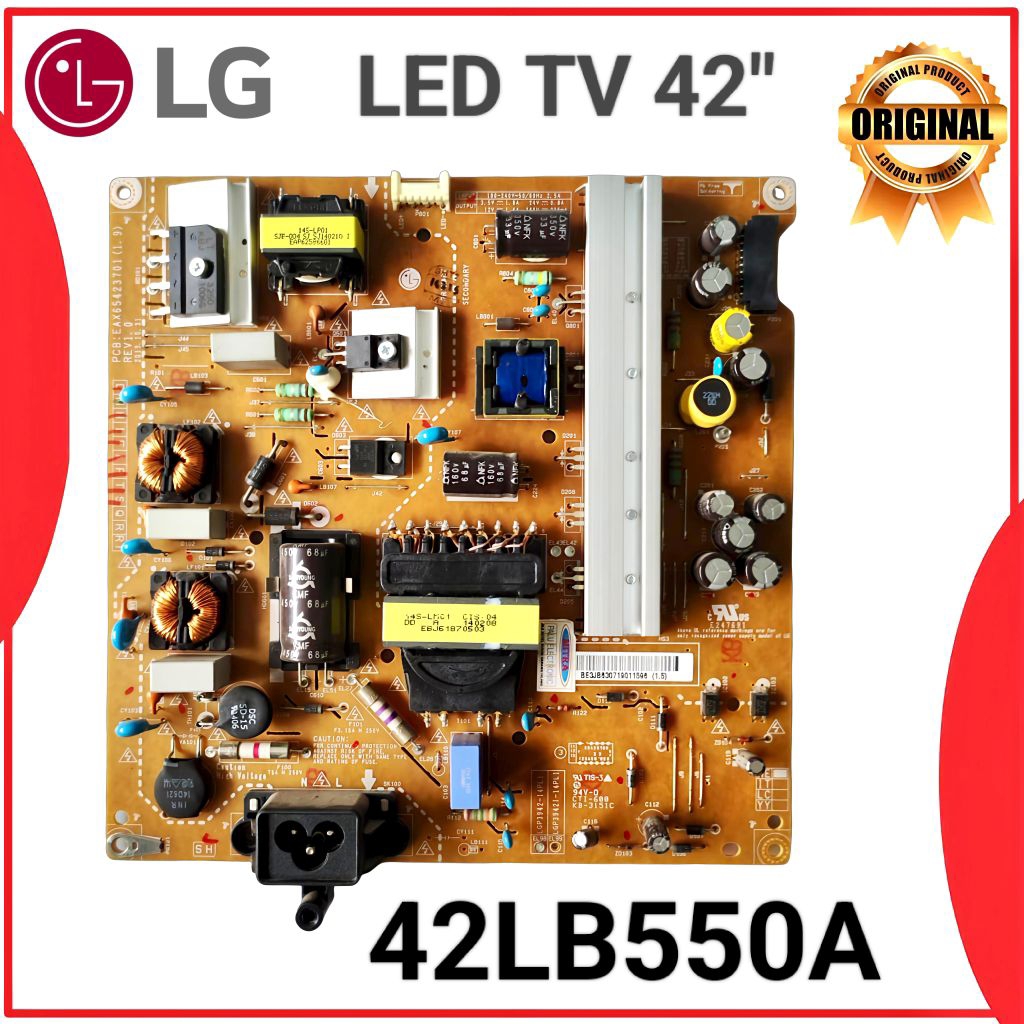 PSU / Power Supply TV LG 42LB550A 42" Part TV Mesin LED 42 inch LB550A PSU 42 LB550 Original Bergara