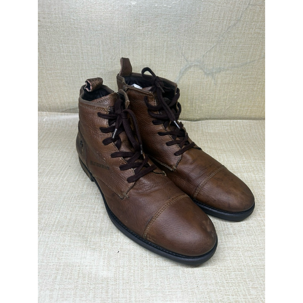 TOMMY HILFIGER DENIM CAP TOE BOOTS SIZE 44