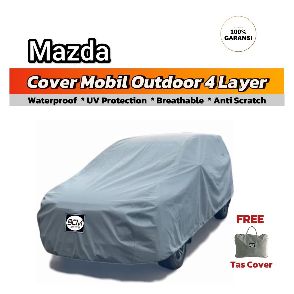 BCM Sarung Cover Mobil Mazda CX5 CX-5 Waterproof Full Outdoor Premium 4 Layer Tebal