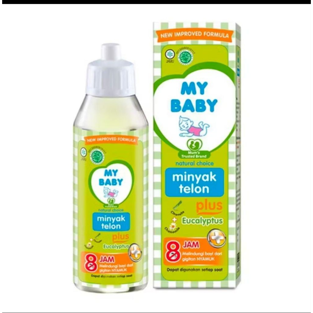 My Baby Minyak Telon Plus 60 Ml / Minyak Bayi 8 Jam Anti Nyamukgaransi Tiba Besok 12