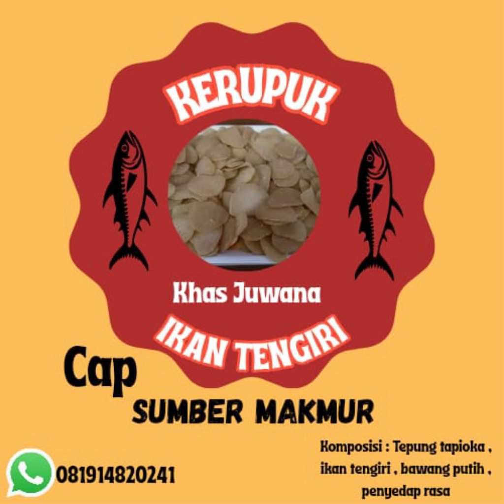 Krupuk Ikan Tengiri Khas Juwana Homemade