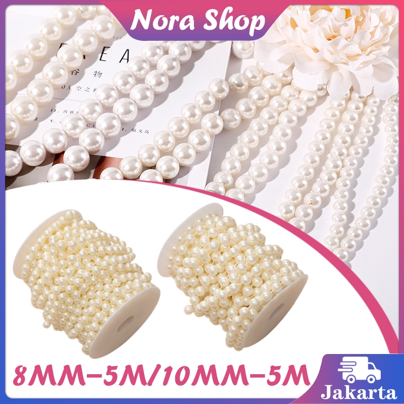 5M Mutiara Manik Dekorasi Rumah Hiasan Pernikahan Pesta Aksesoris Mutiara Manik