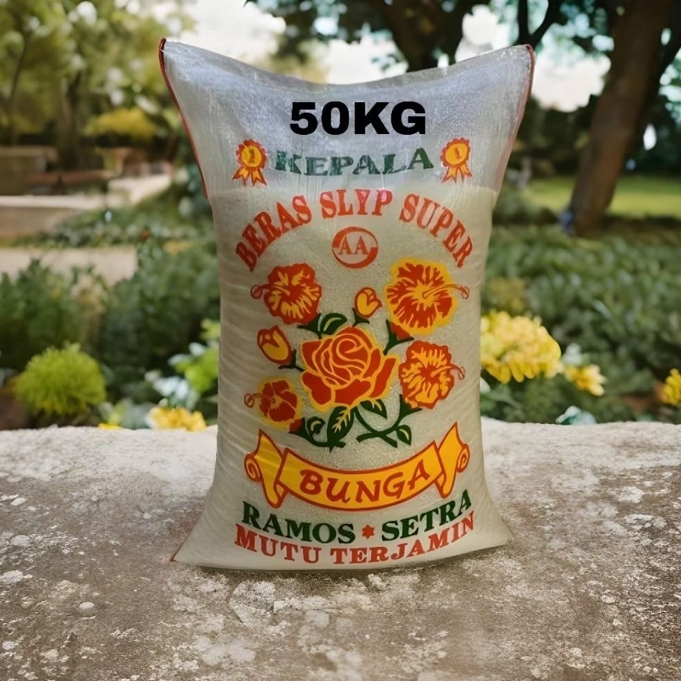 BERAS CAP BUNGA 50KG SETRA RAMOS
