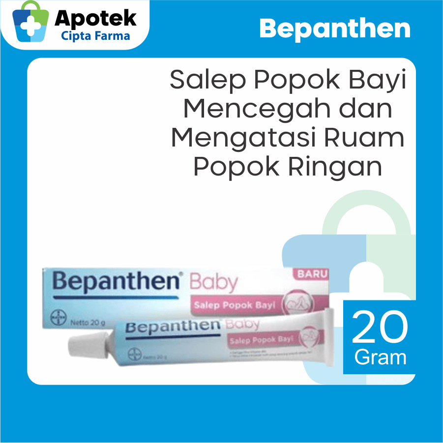 Bepanthen Baby 20 Gram Bephanten Bepanthen Salep Bayi Vitamin B5 Salep Ruam Popok untuk Bayi Ampuh C