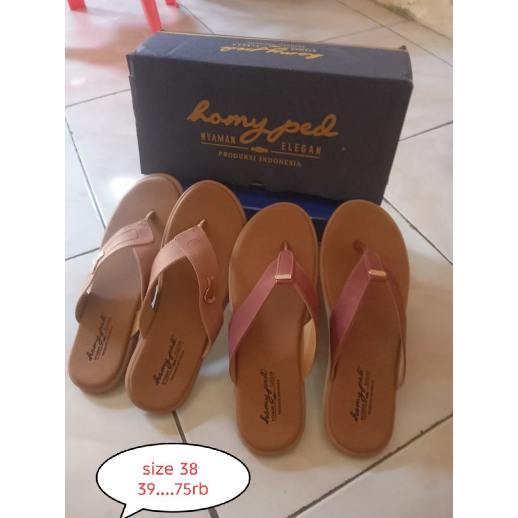 homiped size 38 dan 39