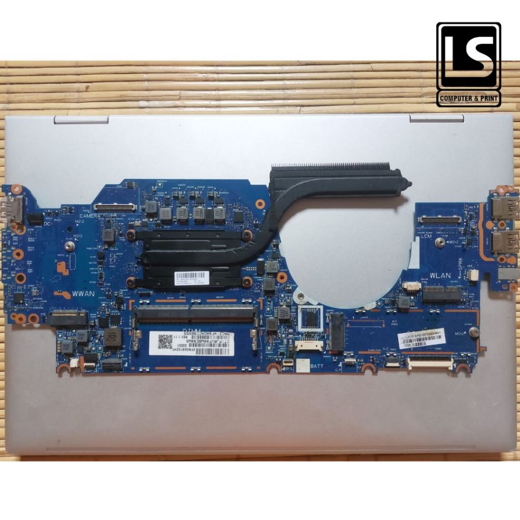 motherboard laptop HP elitebook x360 830 G7 core i5 gen 10 original mati bahan Kode M03893-601