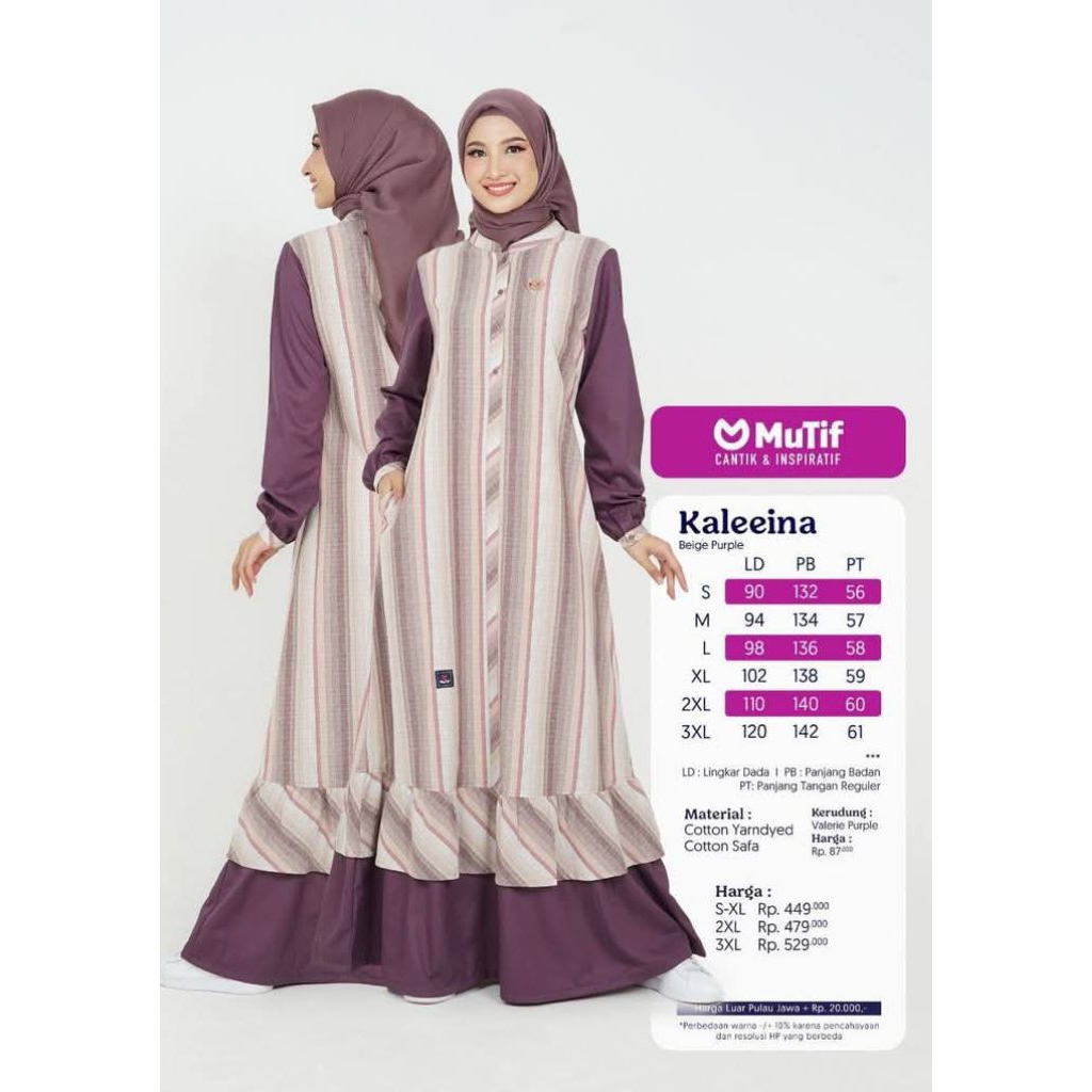 GAMIS REMAJA KALEEINA MUTIF