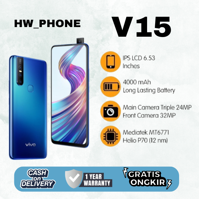 HP VIVO V15 99% baru RAM 8GB+256GB/HP MURAH/smartphone/handphone/Lift Kamera/6.53inch/hp android