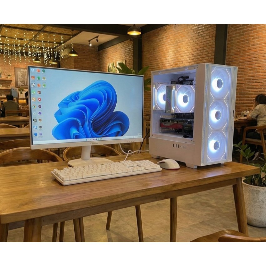 PC Gaming Ryzen 5 5500 | Nvidia GeForce RTX 3050 6GB | RAM 16GB | SSD NVMe 1TB | Full Set Monitor + 