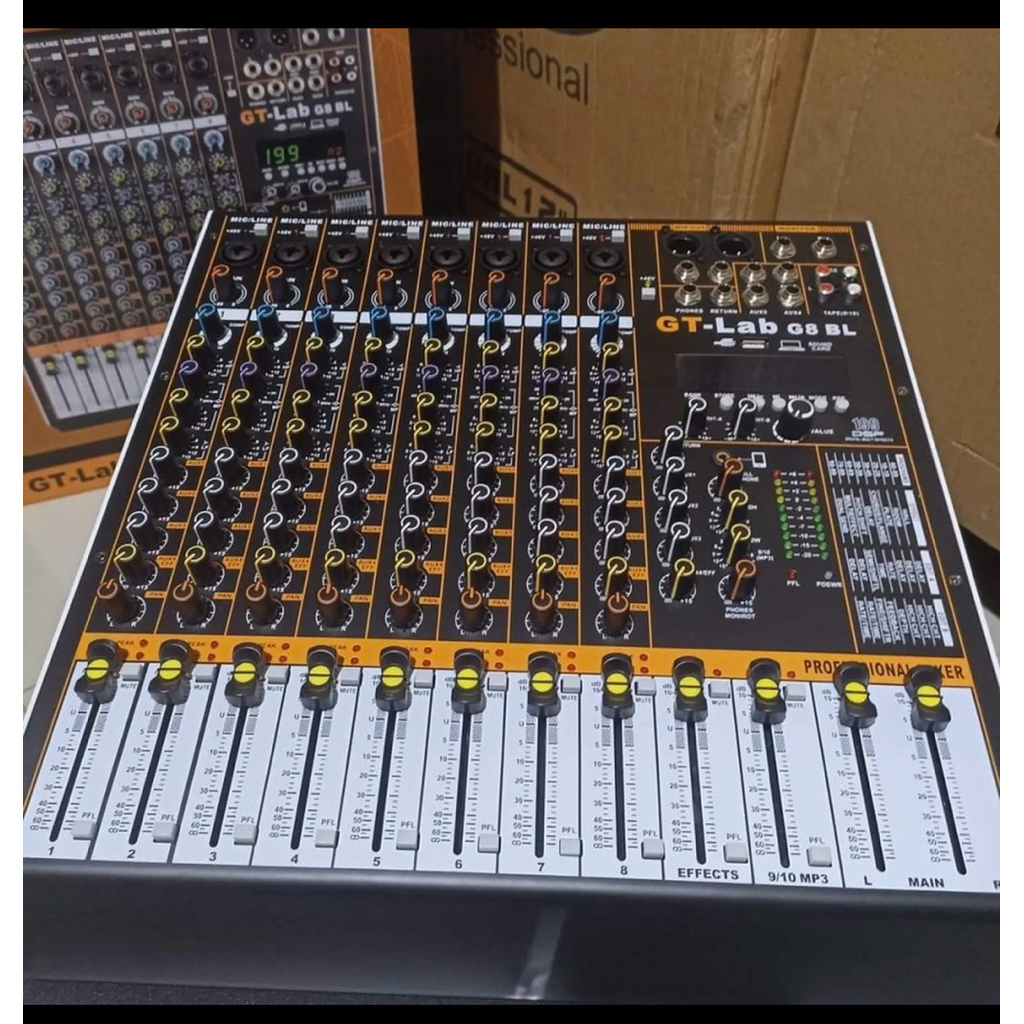 Mixer GT LAB G8 bluetooth 8 chanel