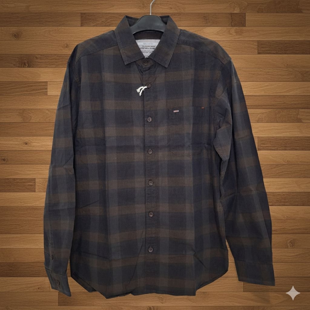 Kemeja panjang Cardinal Casual - Coklat