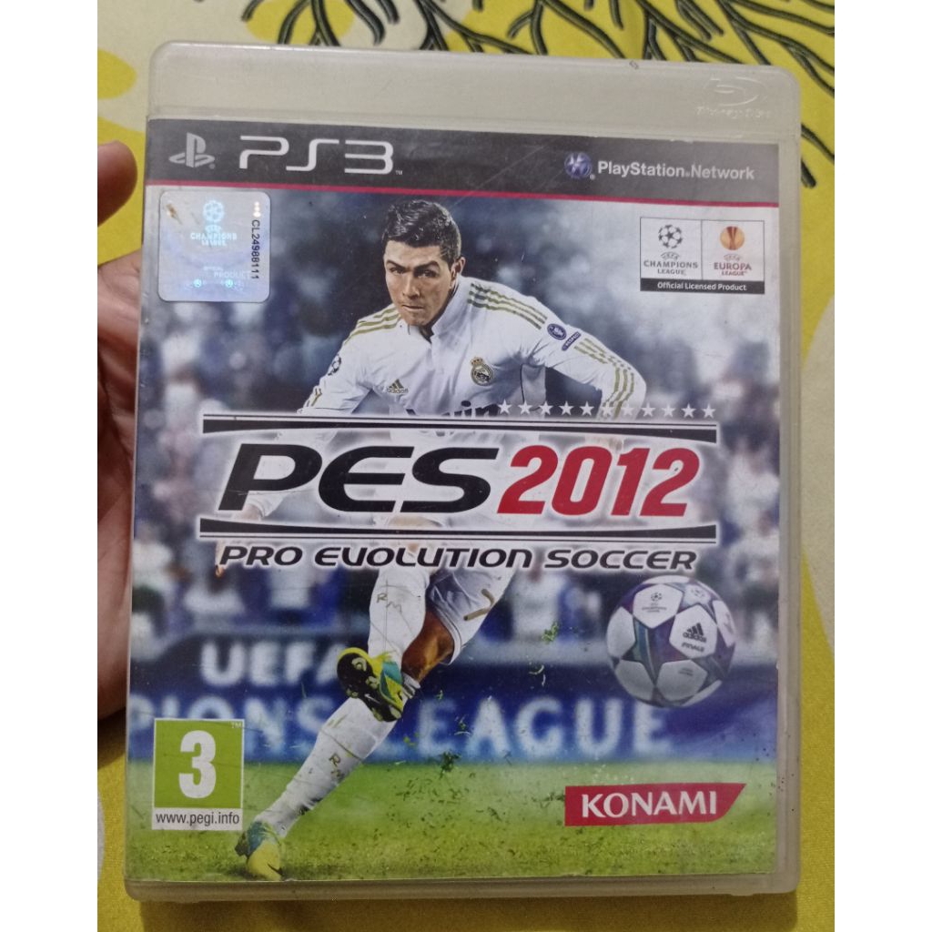 BD KASET ORIGINAL PS3 PES 2012