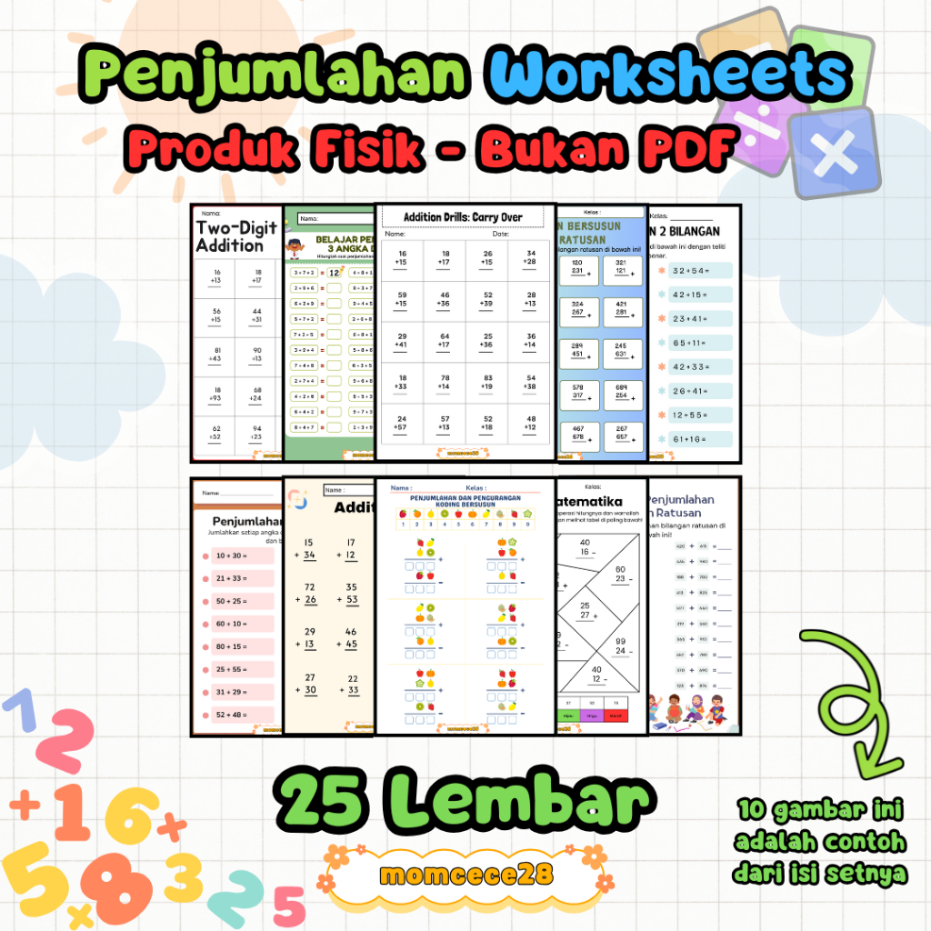 Penjumlahan Worksheet