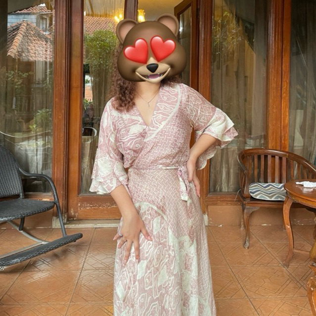 PRELOVED - kimono batik satin