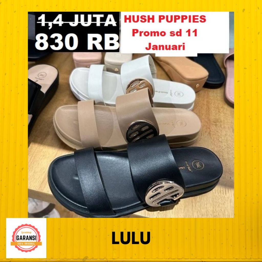Sandal Hush Puppies Wanita seri LULU 100% Original Store