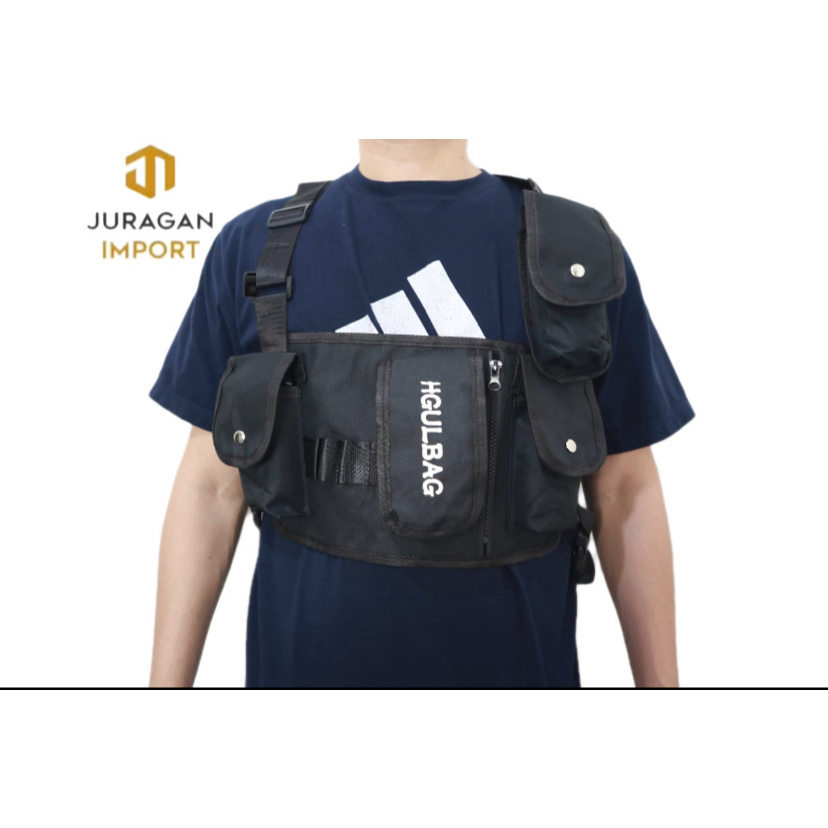 Chest Bag Military Vest Pouch EDC Combat Tas Wanita dan Pria