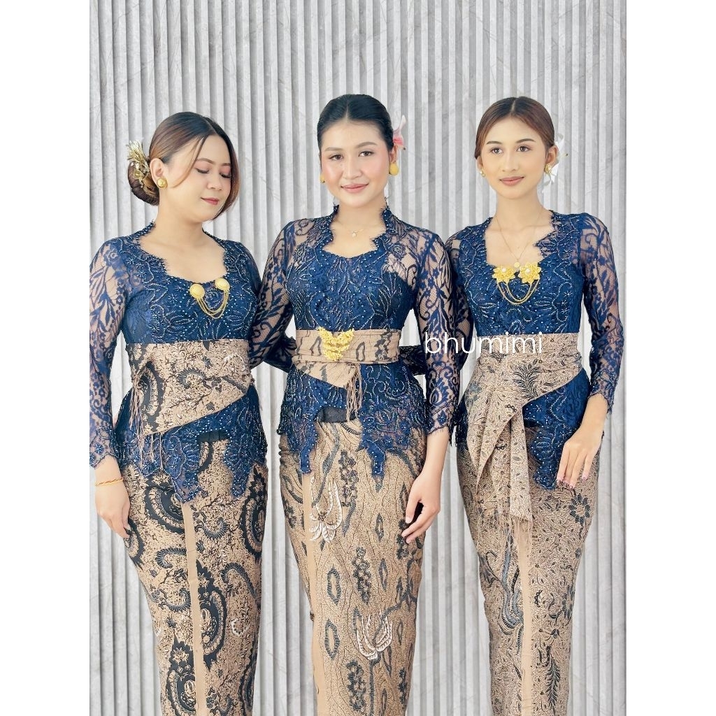 Kebaya Jadi/ Kebaya Semi Perancis Payet/Kebaya Brokat Payet