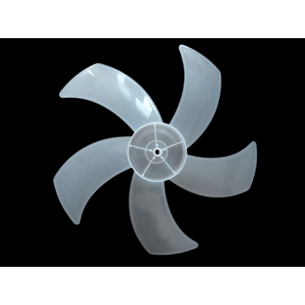 1pcs - Baling-baling Kipas 5 Daun Putih Bening Universal Bisa untuk Merek apa saja, terutama Cosmos 