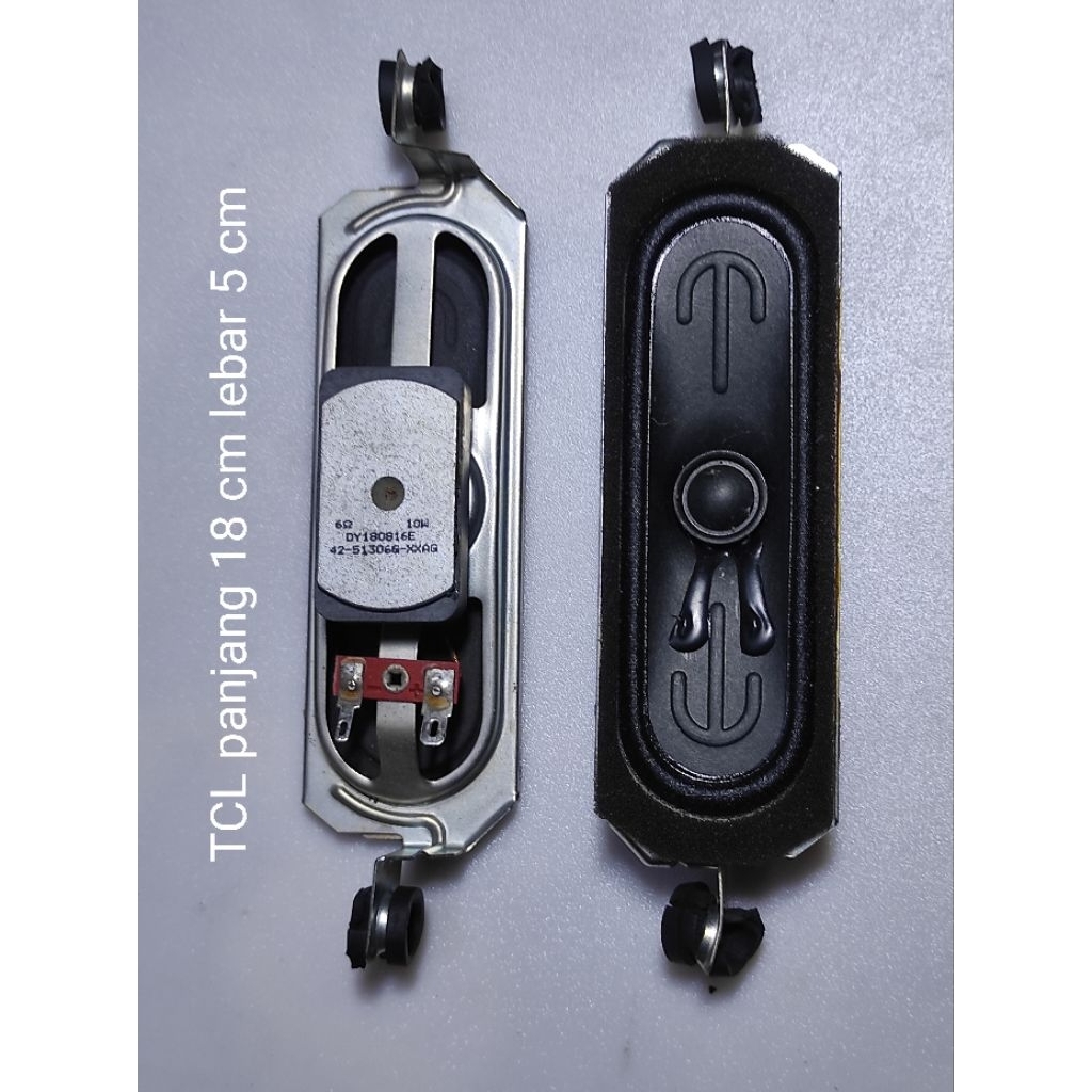 speaker tv led merk TCL panjang 18cm lebar 5cm
