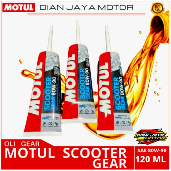 Oli Gir Motul Oli Gardan Motul 120 ml 80w-90 Motul Scooter Gear Oil Original Motul dian jaya motor