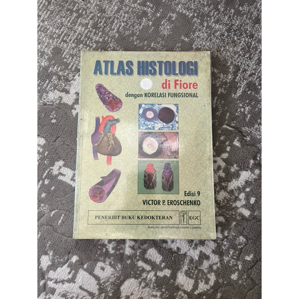 ATLAS HISTOLOGI di Fiore dengan Korelasi Fungsional Edisi 9 Buku Kedokteran - Buku Bekas - PRELOVED 
