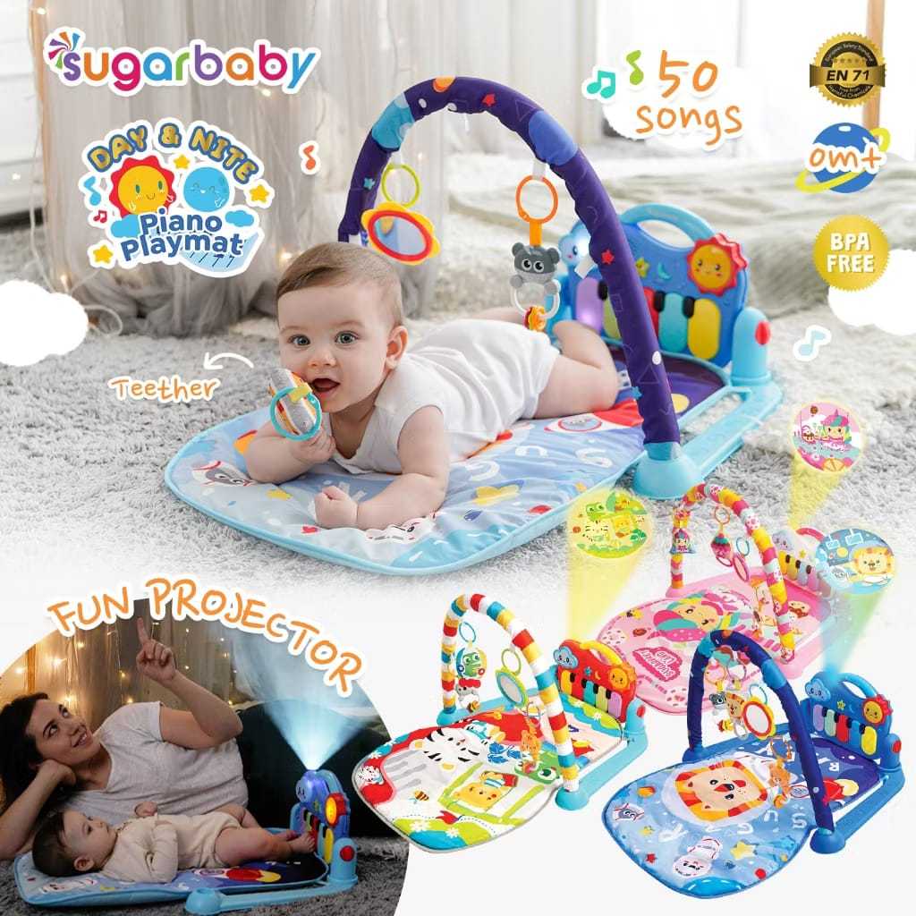 Preloved - Louisse Scarlett - Baby Fitness Piano - Tempat Main Bayi - Baby Playground - Alat Mainan 