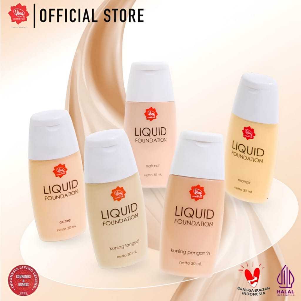 Viva Liquid Foundation-viva-foundation-liquid-30ml