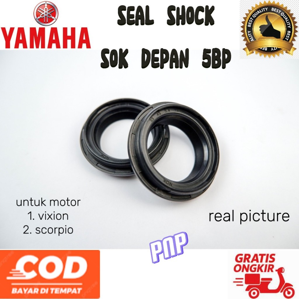 Seal Sil Debu / Dust Shock Depan Yamaha Vixion Scorpio 5BP-F3144-00