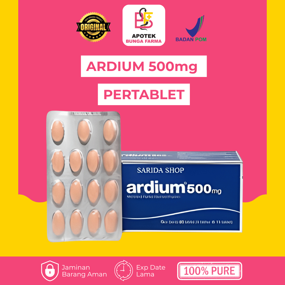 ARDIUM 500mg PERTABLET