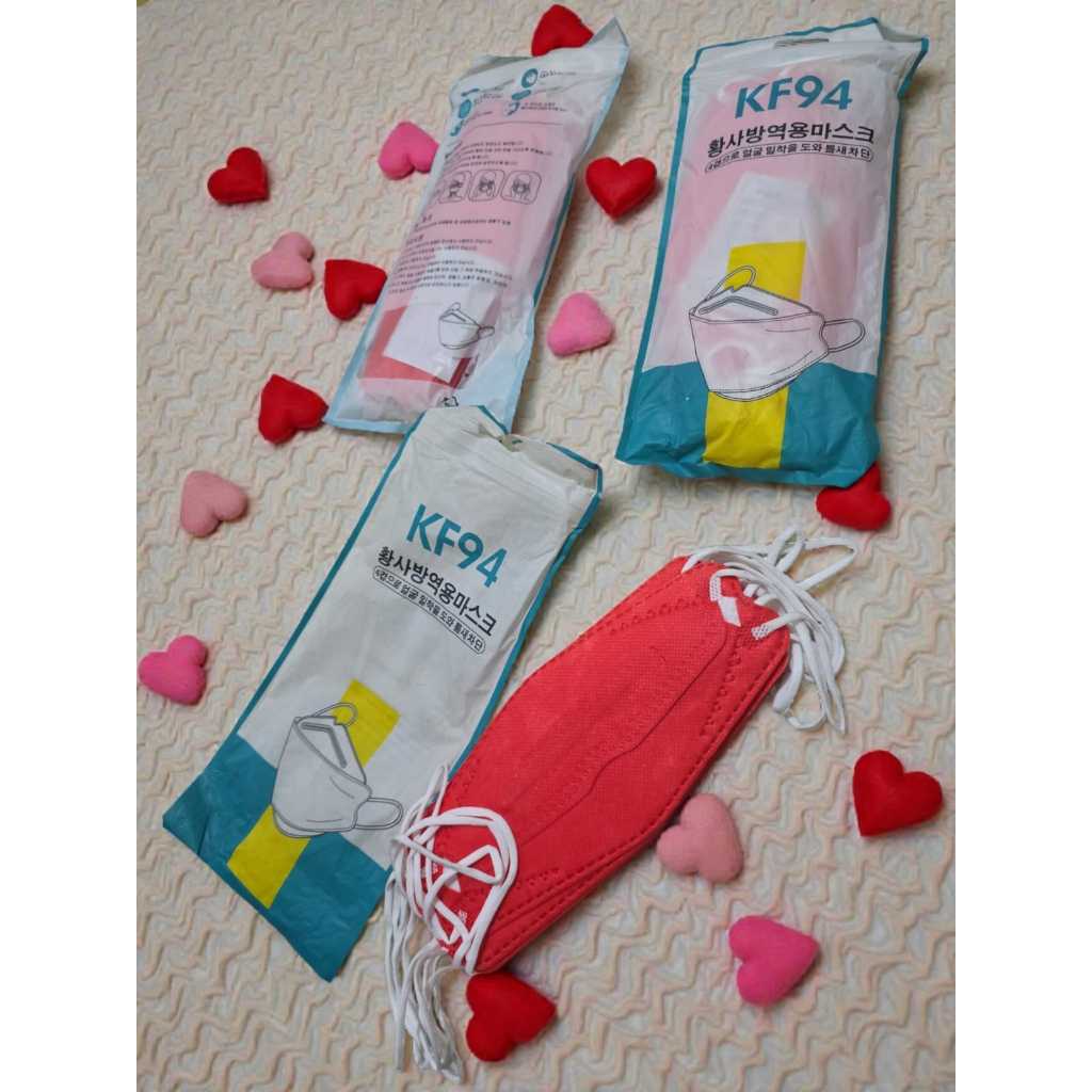 TERMURAH KF94 PINK MASKER KF94 KF 94 PACK KOREA 4PLY 4 PLY PINK ISI 10 PCS UKURAN DEWASA