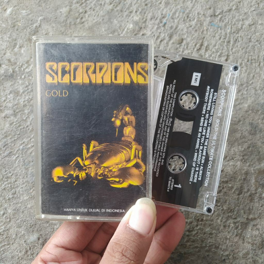 Kaset Pita Scorpions - Gold (The Ultimate Collection)
