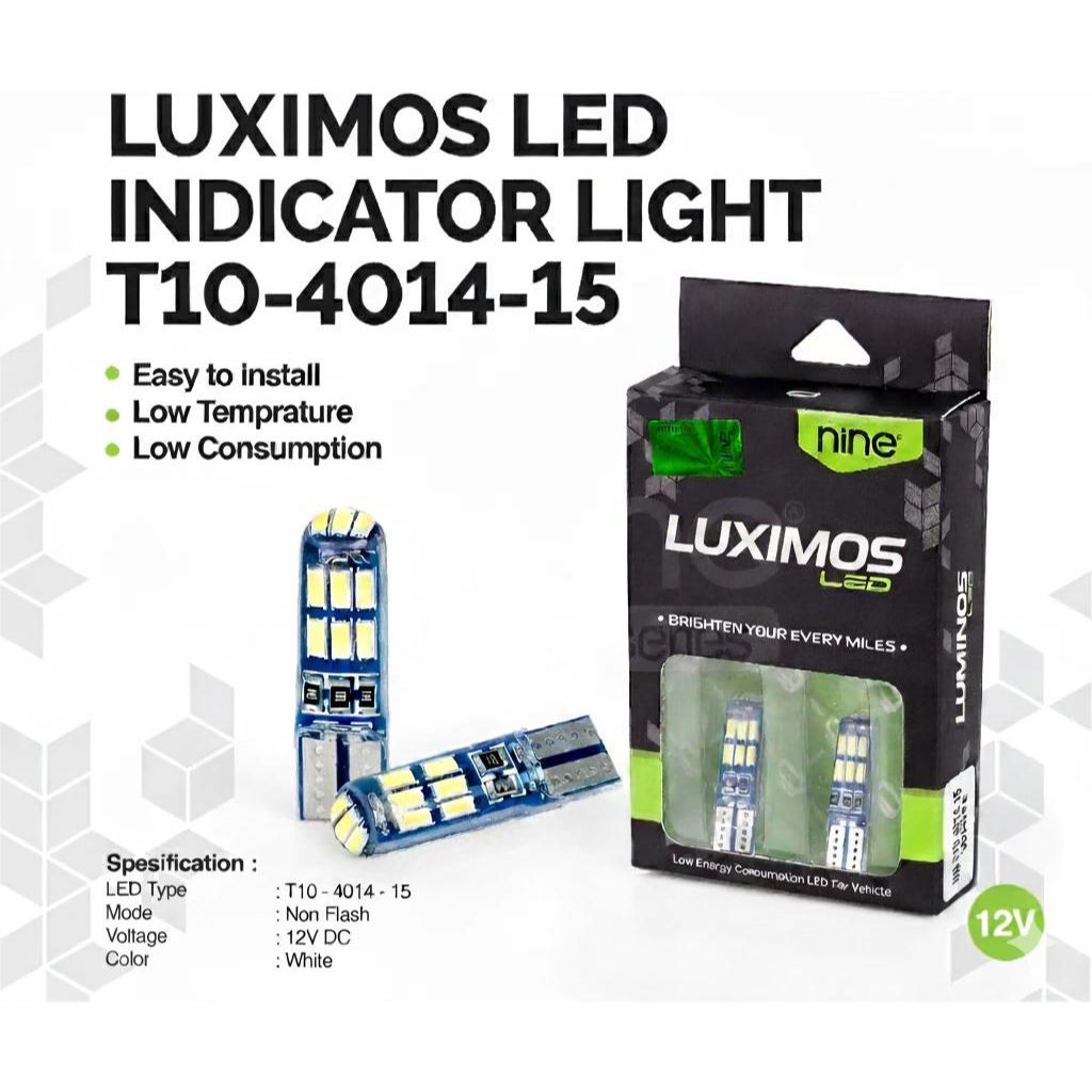Lampu LED T10 9nine Luminos    Senja Sein      15 Titik