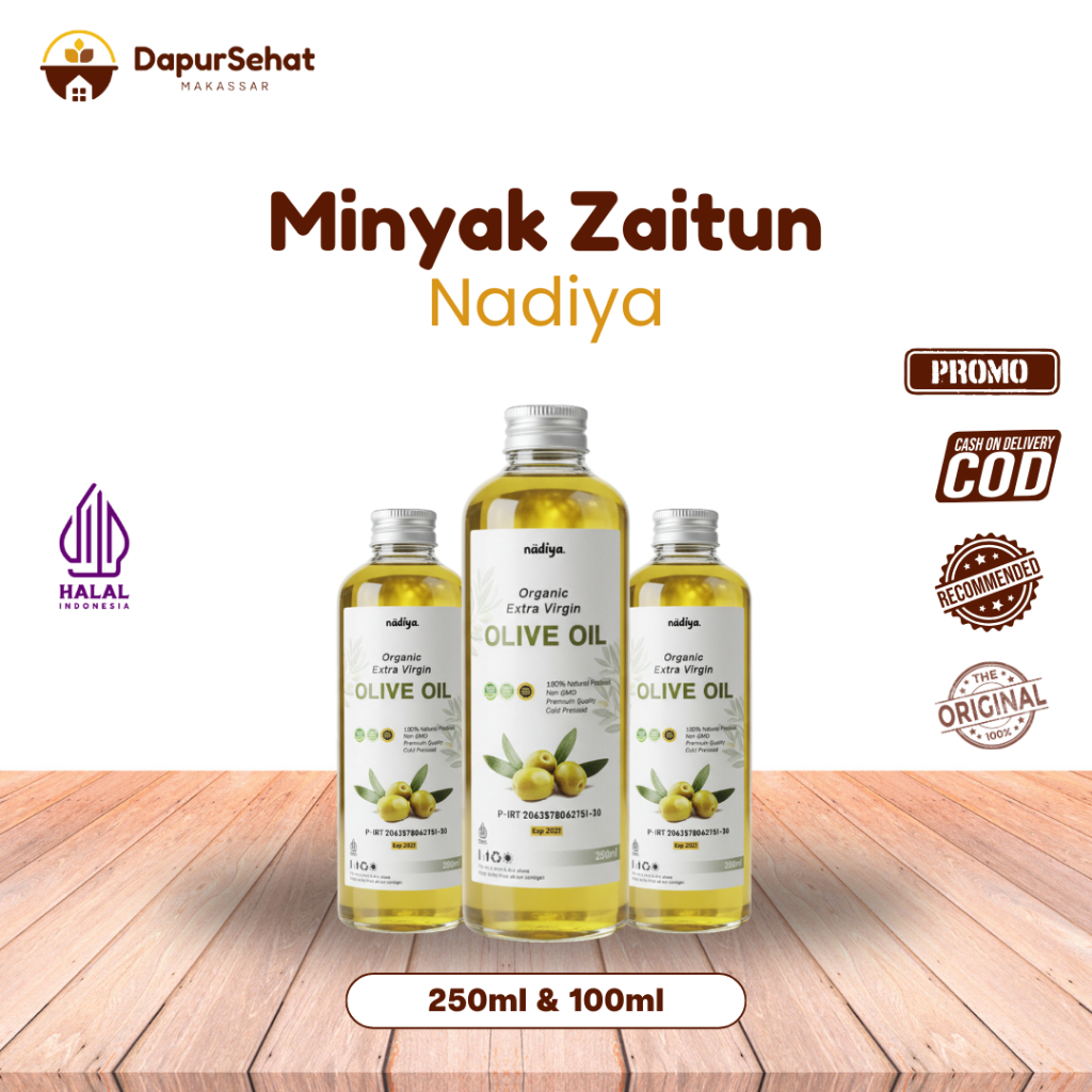 Extra Virgin Olive Oil 250 ml Minyak Zaitun Premium Cold Pressed Beorganic Natural Borges RS Bertoli