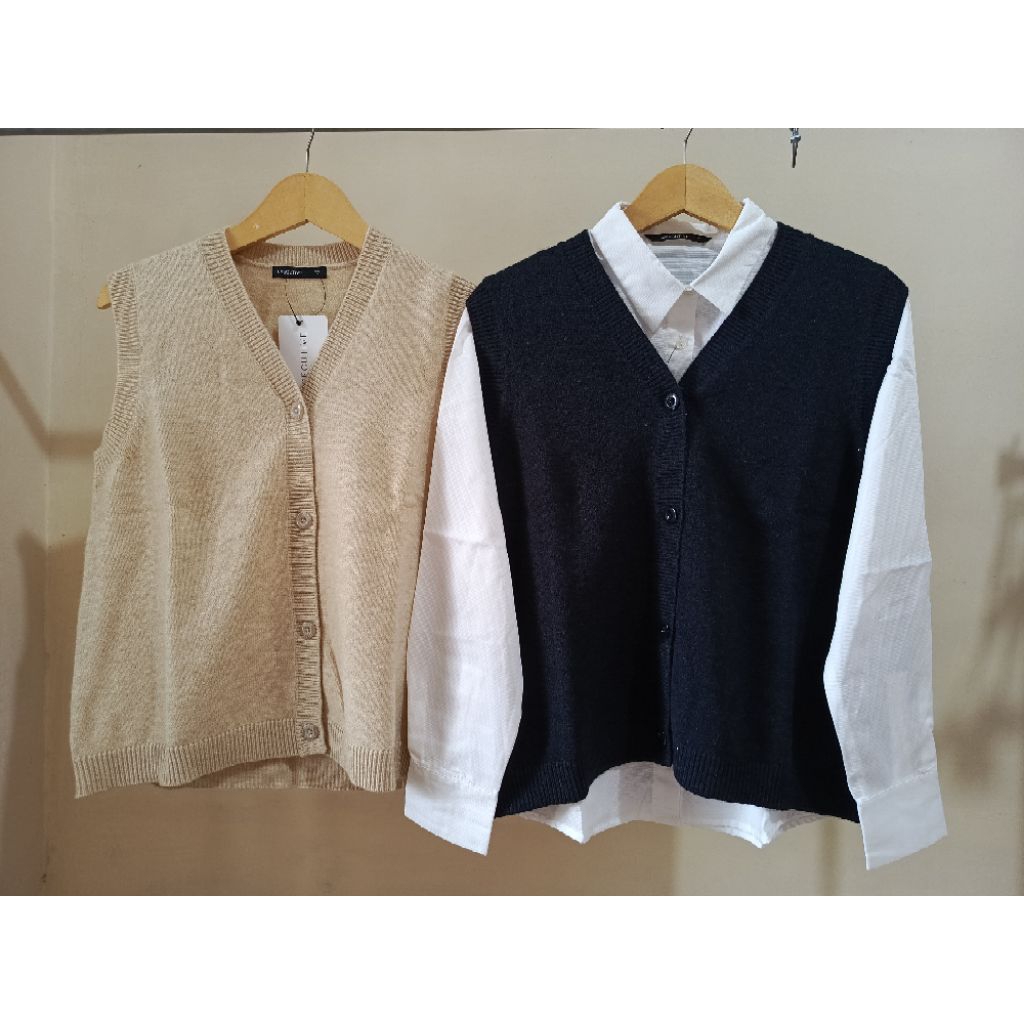 EXECUTIVE VEST ROMPI WANITA RAJUT ORIGINAL